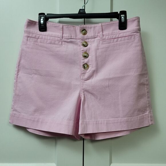 Loft button front shorts - Picture 2 of 8